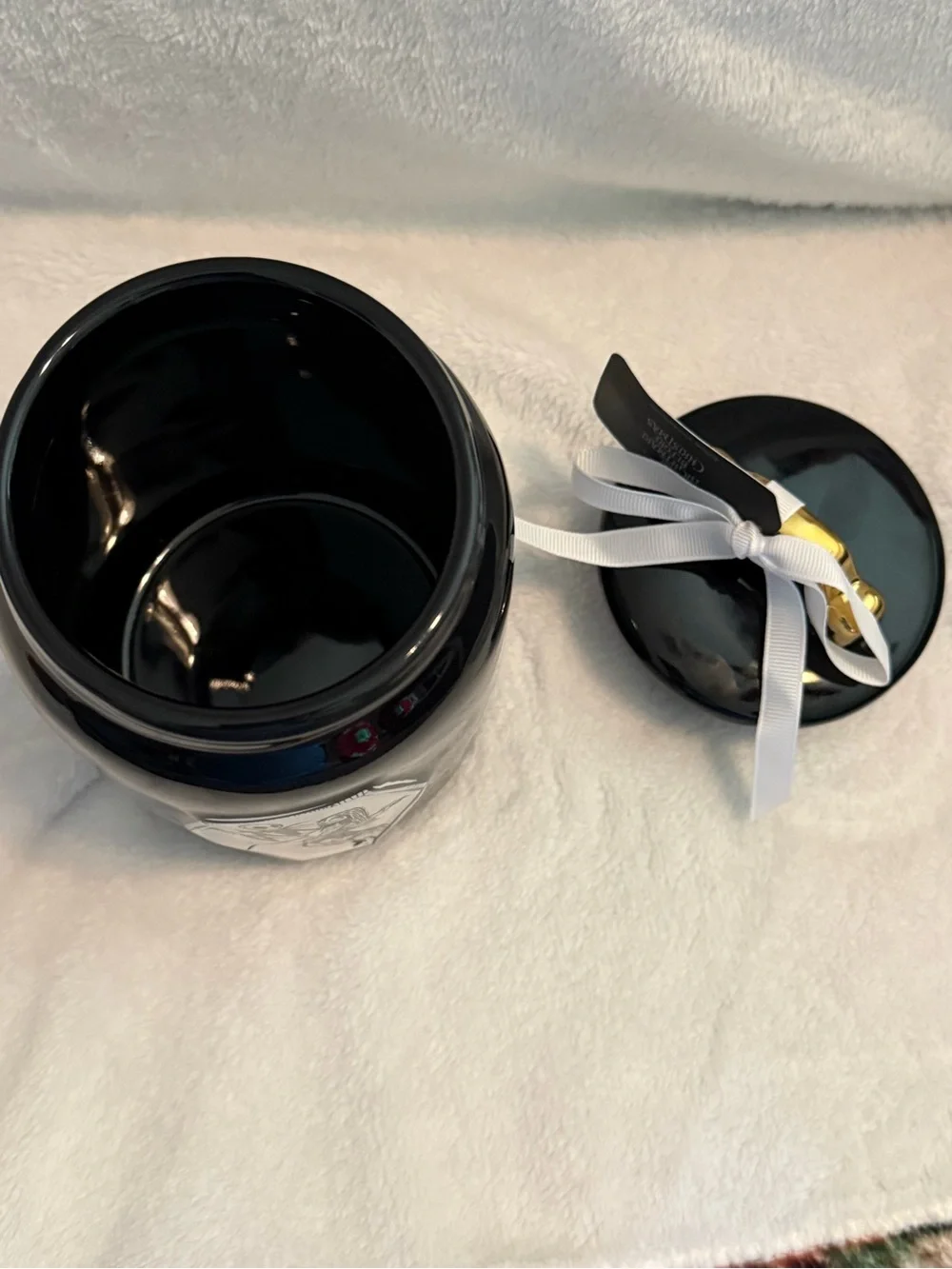 Rae Dunn x Nightmare Before Christmas Black Double-sided Jar-THIS IS HALLOWEEN